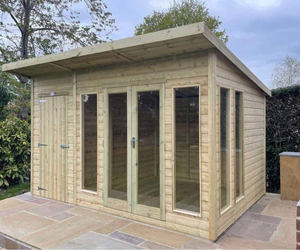 Kingsdale Contemporary Summer House & Shed Combi