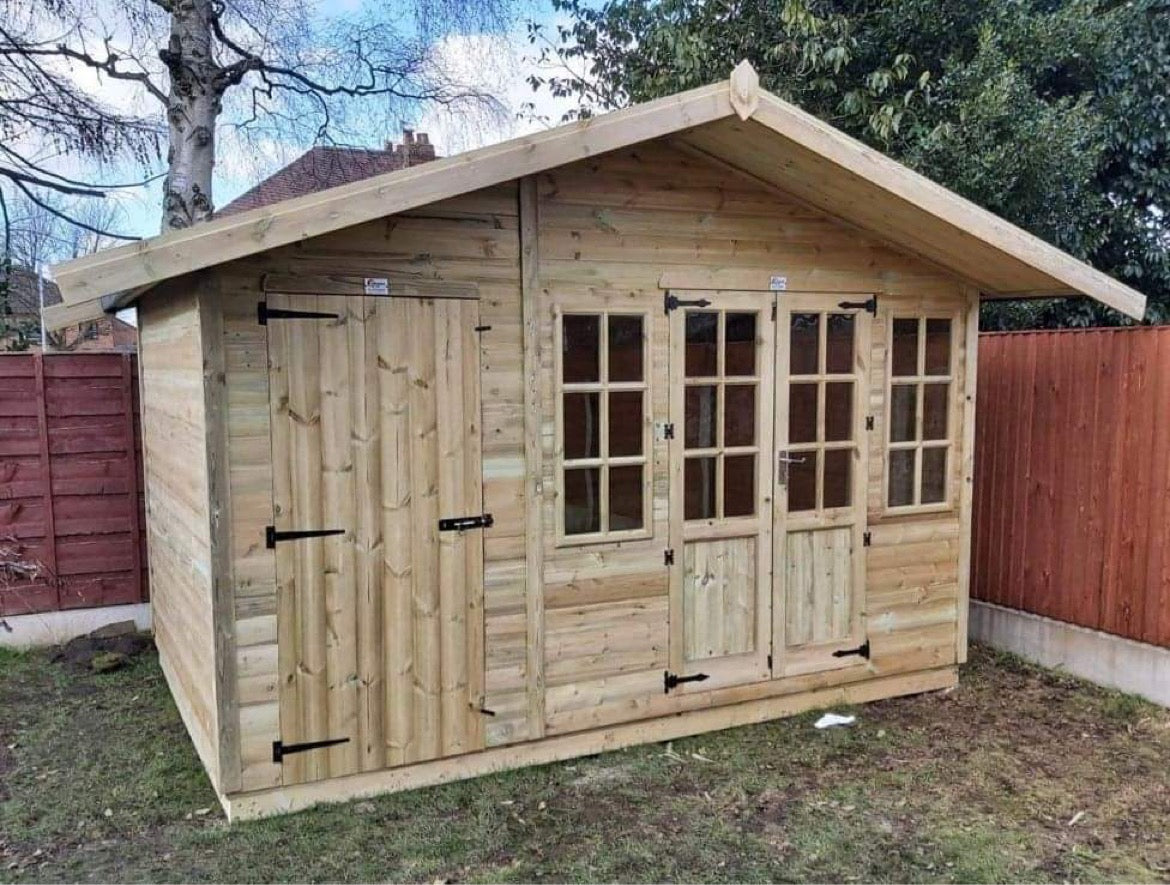 Kingsdale Georgian Summer House & Shed Combi